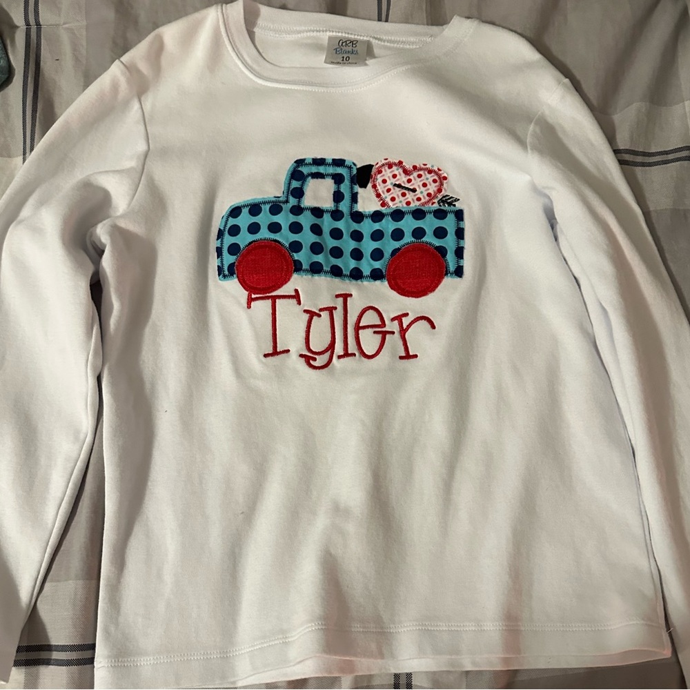 Boys Valentines Shirt